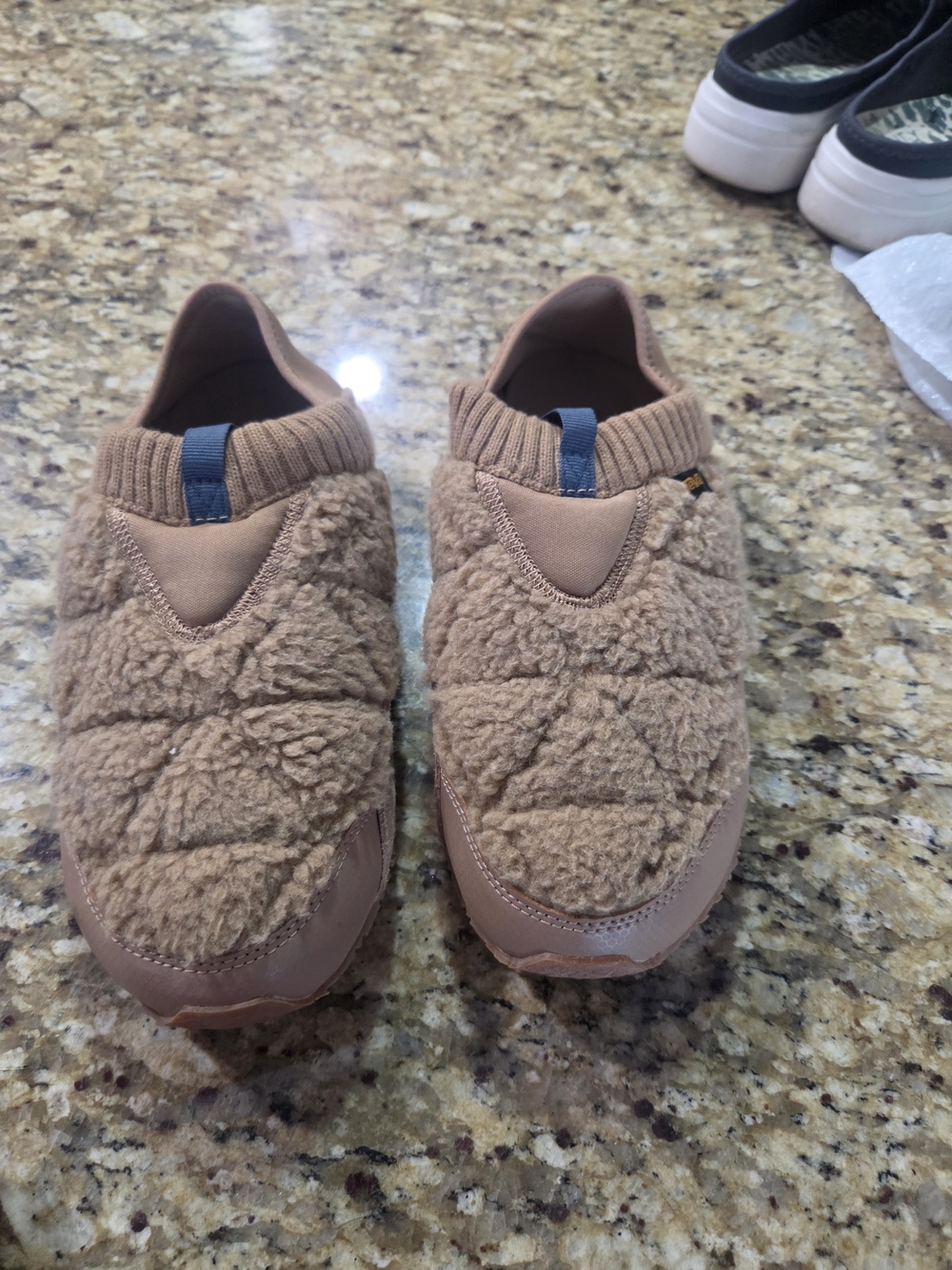 Teva Reember Cozy Slip-On Sherpa Sneakers - Tan